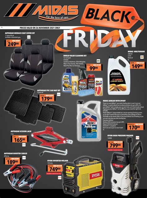 Midas Black Friday Deals .